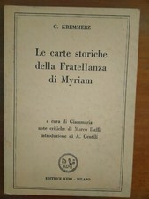 G.KREMMERZ- LECARTE STORICHE