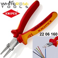 Knipex Pinza Naso Tonda VDE 1000V Elettricista Impugnature Multicomponente 160mm