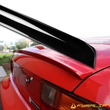 Spoiler labbro stivale OK personalizzato verniciato nero Fyralip per Toyota Yaris berlina 07-12
