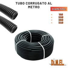 TUBO CORRUGATO FLESSIBILE NERO