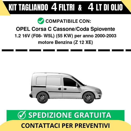 Tagliando per opel - tagliando, corsa