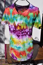 T-shirt fatta a mano Ice Dye