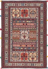 Kilim Suzani Intrecciato a