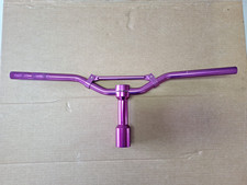 Manubrio naked one anodizzato viola per MBK Booster Spirit 50cc