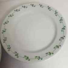 RICHARD GINORI 6 PIATTI PIANI PIATTINI CM 20 FIORI VERDI VINTAGE ENTRA E LEGGI