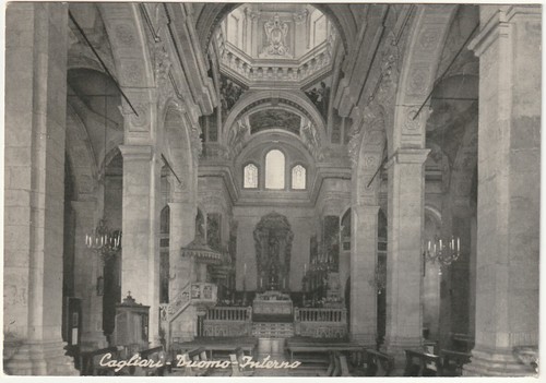 Cagliari duomo interno - cagliari,