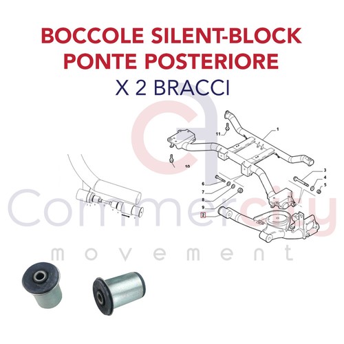 Silent block braccio - block,