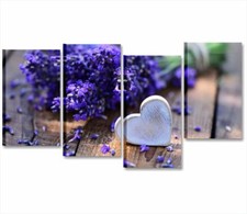 Lavanda e cuore shabby QUADRO