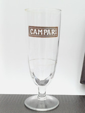 CAMPARI BICCHIERE SCRITTA ORO