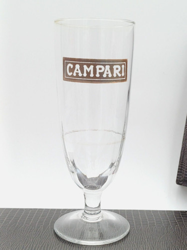 Campari bicchiere scritta - campari,