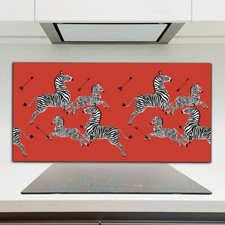 fliegend Springende Zebras