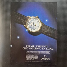 1984 Omega Fasi Lunari - Original AD Advertising Pubblicità Vintage