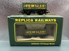 Replica Railways OO Gauge Rake Of 2 "C & G Ayres" 13204 7-Plank Open Wagons