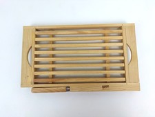 SBRICIOLA TAGLIERE PER PANE COLTELLO RICCI CASA IN LEGNO GRIGLIA ESTRAIBILE