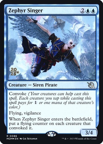 Mtg zephyr singer - zephyr,