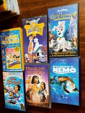 6 cassette cartoni animati