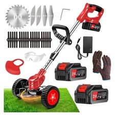 Decespugliatore A Batteria 21v Tagliabordi Elettrico Altezza Regolabile Per Giar