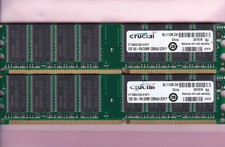 KIT MEMORIA RAM DDR1 2 GB 2x1