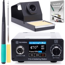 Stazione Saldante Professionale Saldatore A Punta Techrebal T12A 75W ESD