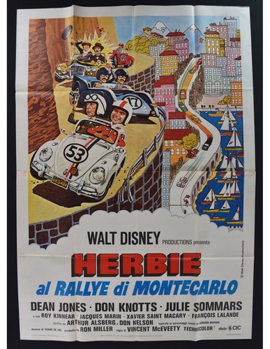 Manifesto herbie rally di - herbie, al
