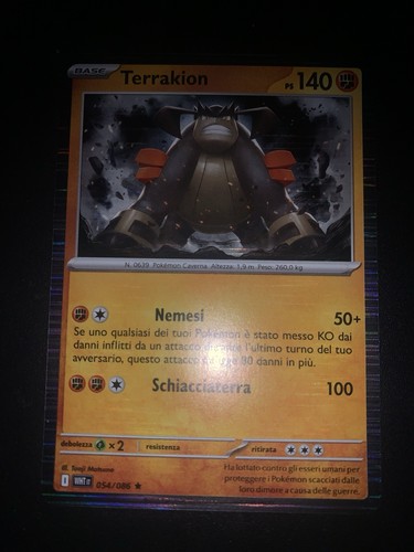 Fuoco bianco holo terrakion - fuoco,
