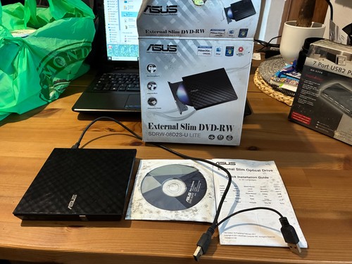 Asus external slim dvd - asus, rw
