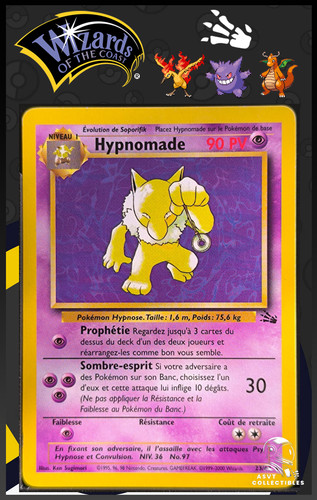 Carta pokemon hypnomad 62 - carta, 23/62