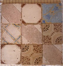 Nove riggiole piastrelle - nove,