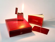 Accendino S.T Dupont Ligne 1 placcato argento anni 80 piccolo modello vintage unico RARO