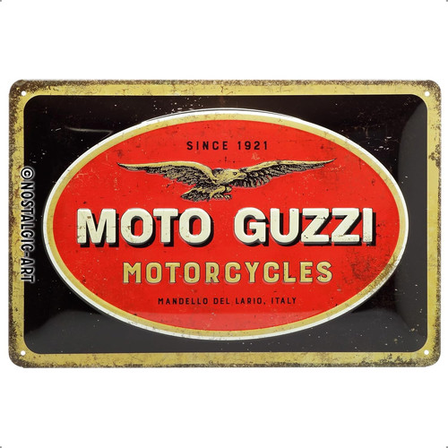 Targa vintage moto guzzi - vintage, –