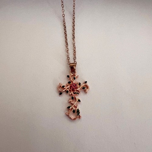 Collana catena ciondolo croce