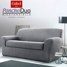 Copridivano 2 POSTI con copricuscino Gabel Poncho Duo biestendibile Art. ROMA Du