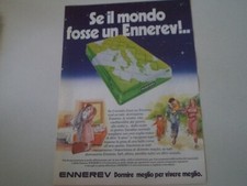 advertising Pubblicità 1981 MATERASSO ENNEREV