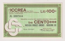 Miniassegni  31.01.77  MACELLERIA MENGOZZI - Rif. ICCREA 125