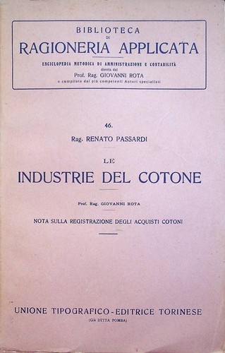 Industrie del cotone - industrie,