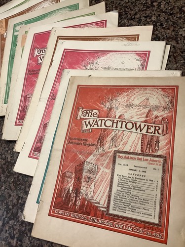 Watchtowers 1948 lot of - of, 13