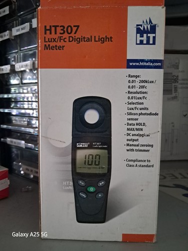 Luxmetro 307 professionale - ht,