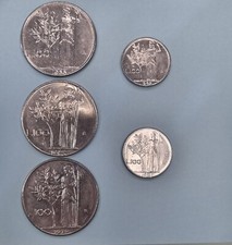 Moneta 100lire Minerva Grande 1979-1982-1986 Minerva Piccola 1991-1992