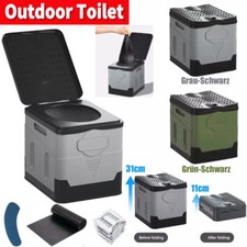 Campeggio pieghevole con - wc, da