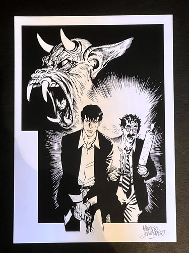 Stampa dylan dog maurizio - dylan, di
