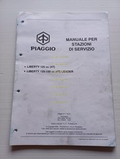 Piaggio Liberty 125 -150 4T Leader 2000 AGGIORNAMENTO manuale officina TELAIO