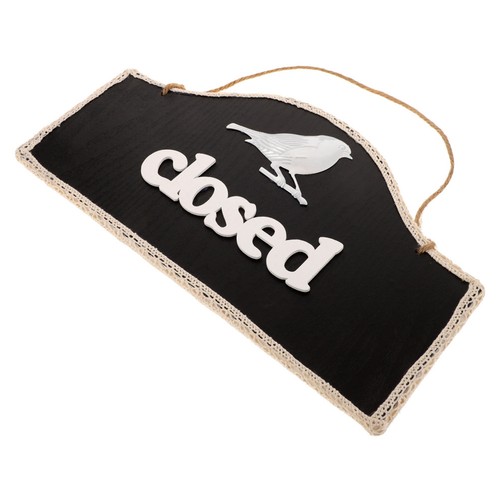 Hanging wall plaque open - wall, and