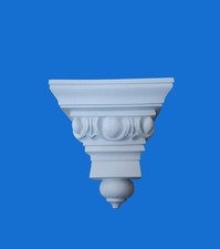 CAPITELLO-MENSOLA IN GESSO -Art.17- (Prodotto Laccato Bianco)