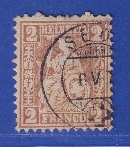 Svizzera 1874 helvetia seduta - svizzera,