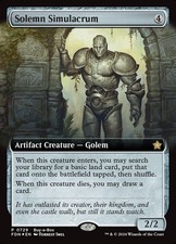 MTG SOLEMN SIMULACRUM FOIL EXC