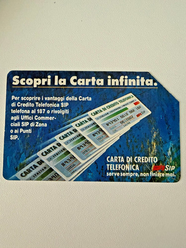 Carta telefonica sip scopri - carta, "scopri