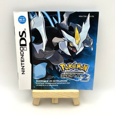 Manuale Pokemon Nero 2 ds Nintendo Originale in Italiano Ita Libretto Nera