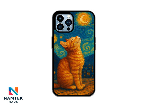 Cat van gogh iphone and - gogh,