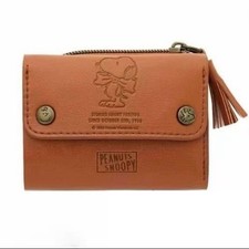 Portamonete in pelle Snoopy