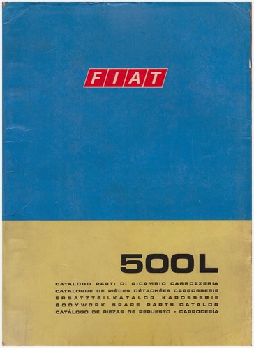 Fiat 500 catalogo - fiat, parti